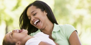 black_mom_child_laughing